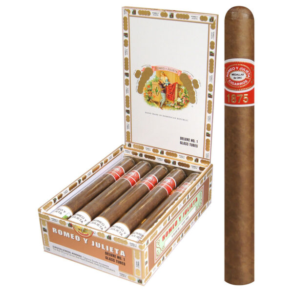 Romeo y Julieta 1875 Deluxe No. 1 Glass Tubes
